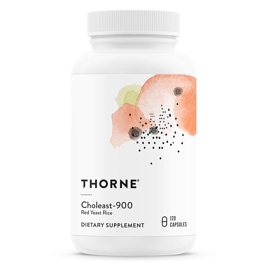 Thorne Choleast-900 dietary supplement bottle on a white background