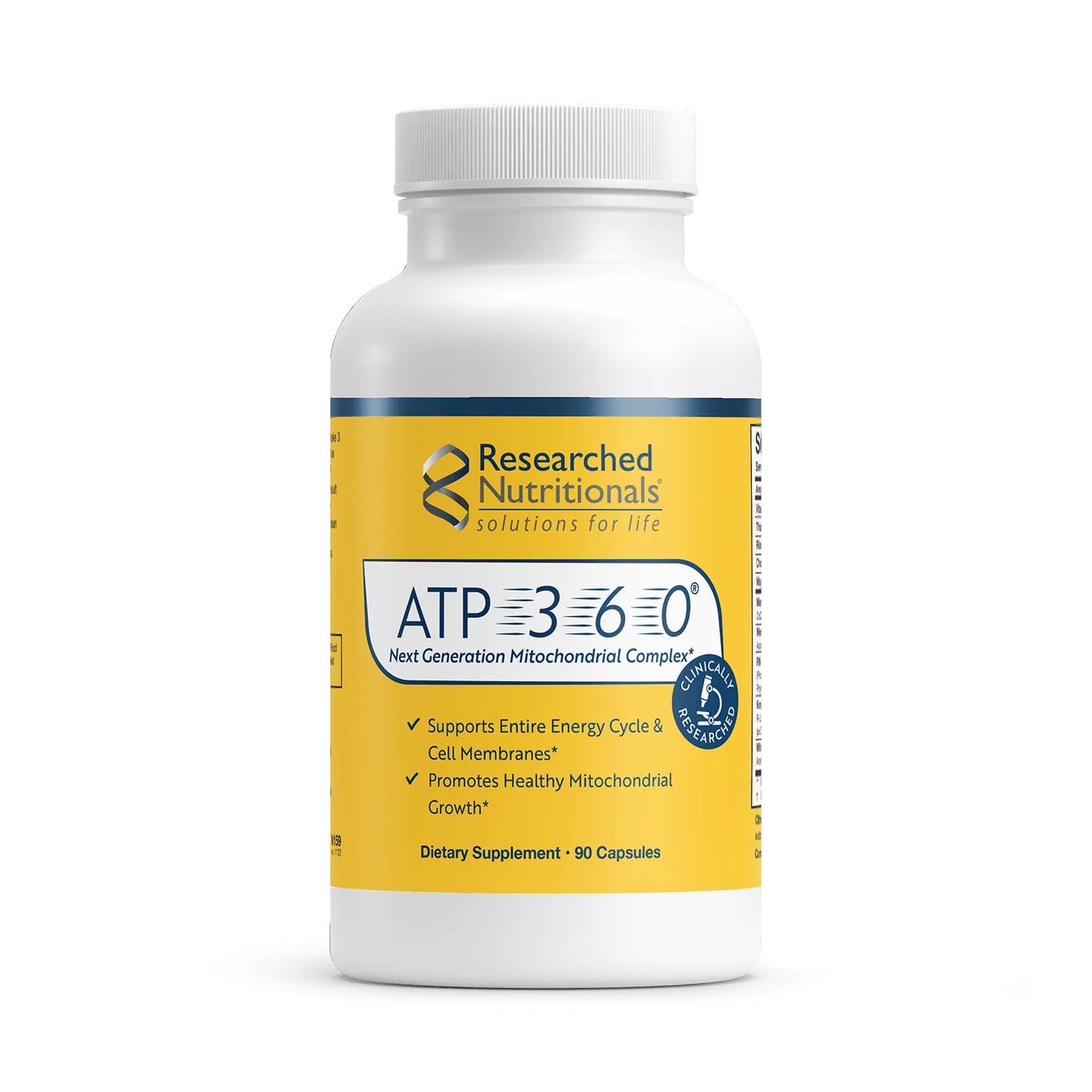 The bottle image for ATP360 with a white background