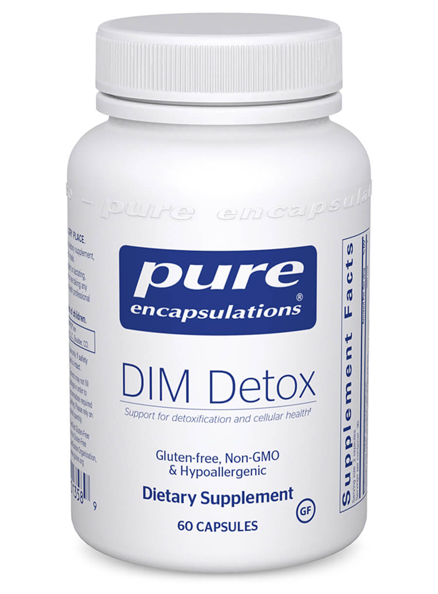 Pure Encapsulations DIM Detox 60 capsules – BioResponse DIM sulforaphane NAC oestrogen metabolism support
