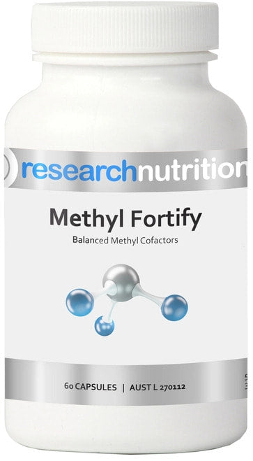 RN Labs Methyl Fortify 60 capsules – methylcobalamin methylfolate L-5MTHF methylation support