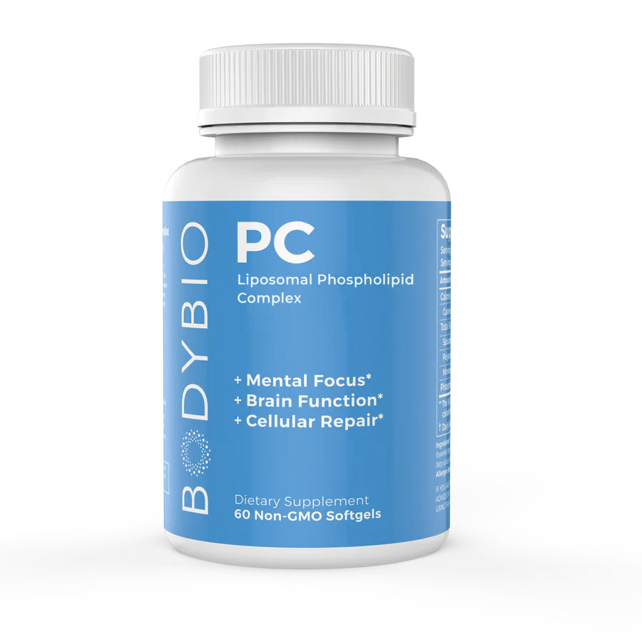 Supplement bottle for PC with a white background