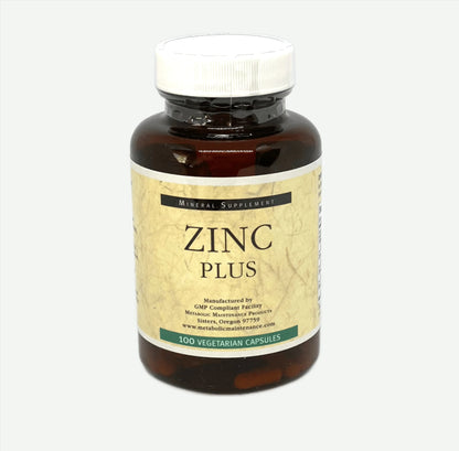 Metabolic Maintenance Zinc Picolinate 30mg with Vitamin C – practitioner-grade zinc supplement