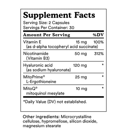 MitoQ Derma + Hydrate