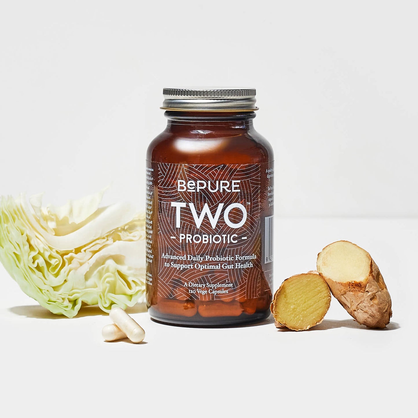 BePure TWO Probiotic 120 capsules – 30 billion CFU 19-strain daily probiotic NZ