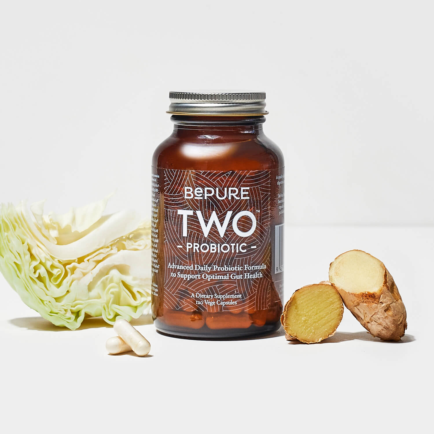 BePure TWO Probiotic 120 capsules – 30 billion CFU 19-strain daily probiotic NZ