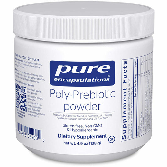 Pure Encapsulations Poly-Prebiotic powder – PreticX XOS BioEcolians GOS polyphenol prebiotic blend
